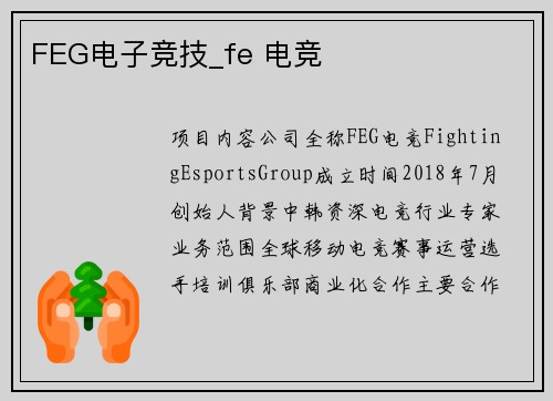 FEG电子竞技_fe 电竞